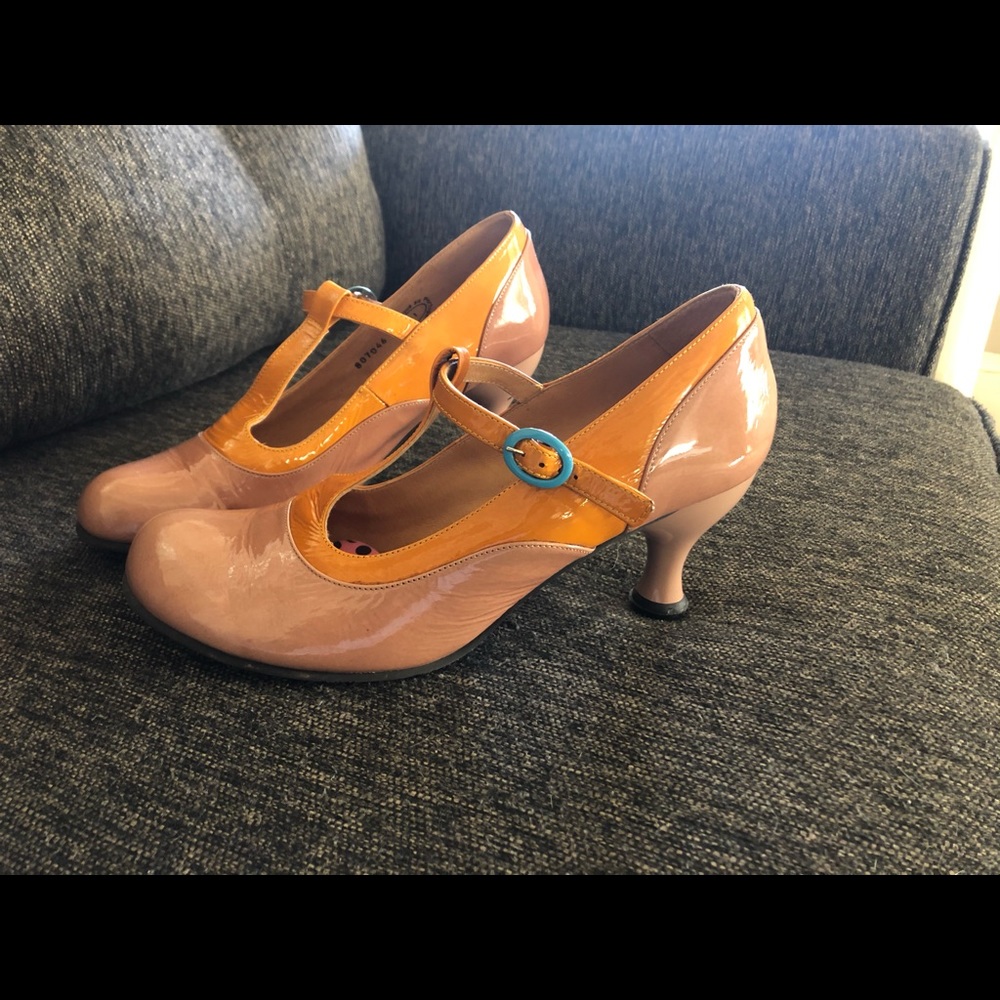 Flurvog women’s 11 leather shoes.Gently worn.